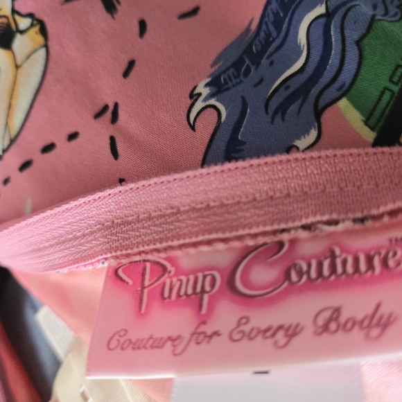 🪝Off The Hook - "Neverland" Jenny Dress Micheline Pitt Art Pinup Couture L - Picture 8 of 14